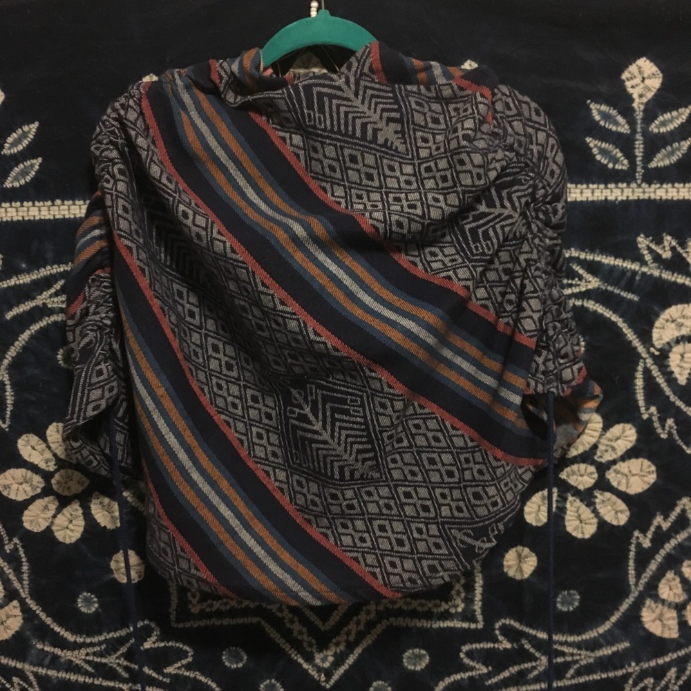 Hooded poncho